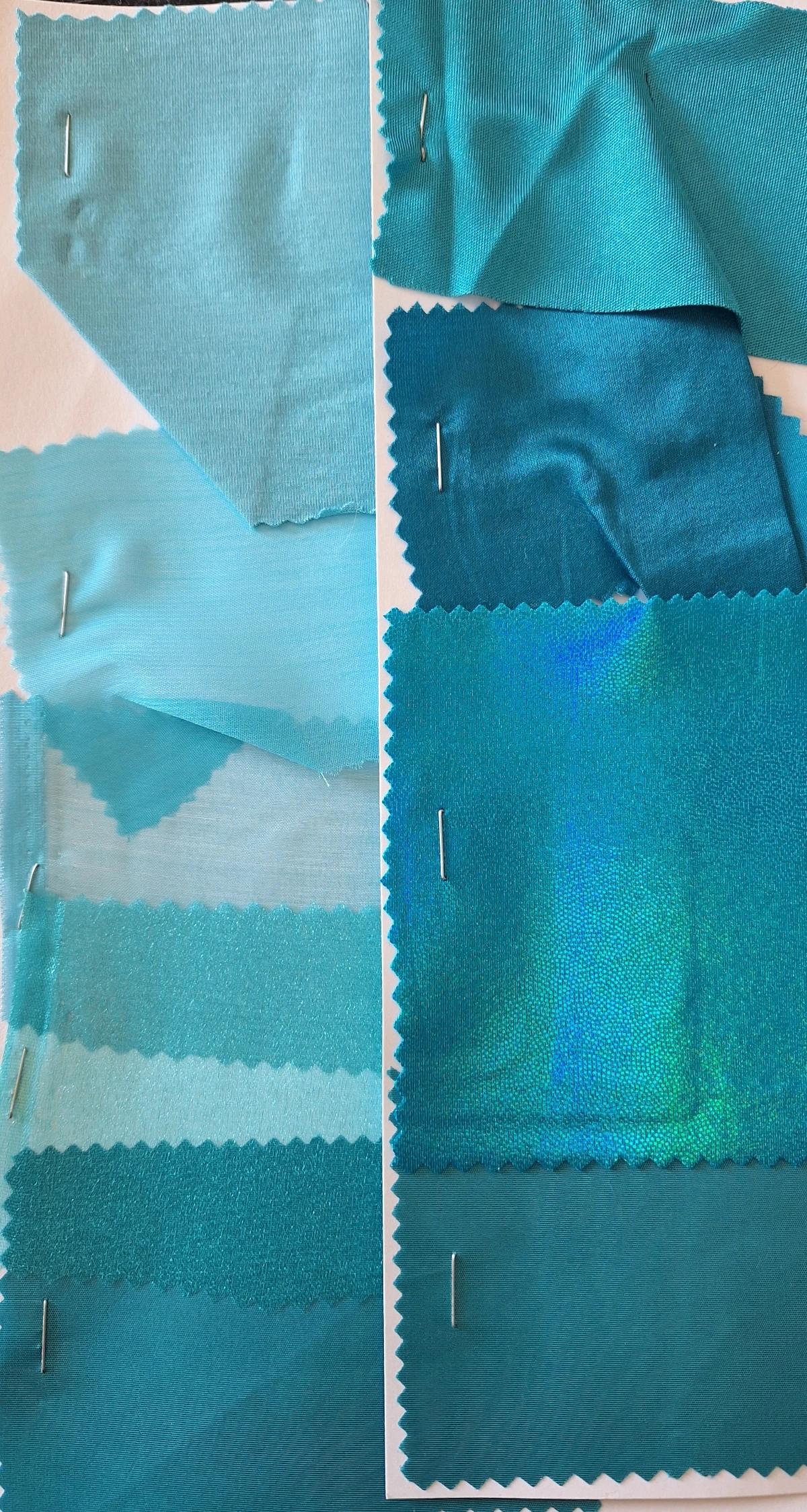 Teal Swatches